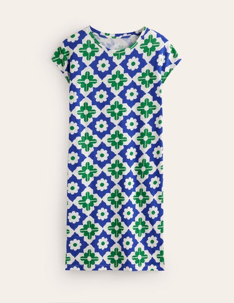 Mini Robe Boden Leah Jersey Vert Femme | PFA-94158677