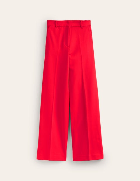 Pantalon Boden Westbourne Ponte Bleu Marine Rouge Stripes Femme | MWW-46044890