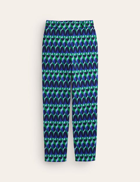 Pantalon Boden Kew Printed Vert Femme | RPQ-98261374