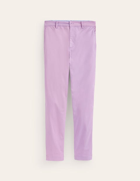 Pantalon Boden Barnsbury Crop Chino Rose Femme | KMZ-95526512