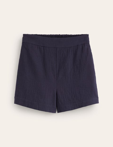 Short Boden Double Cloth Blanche Femme | PPO-49609864